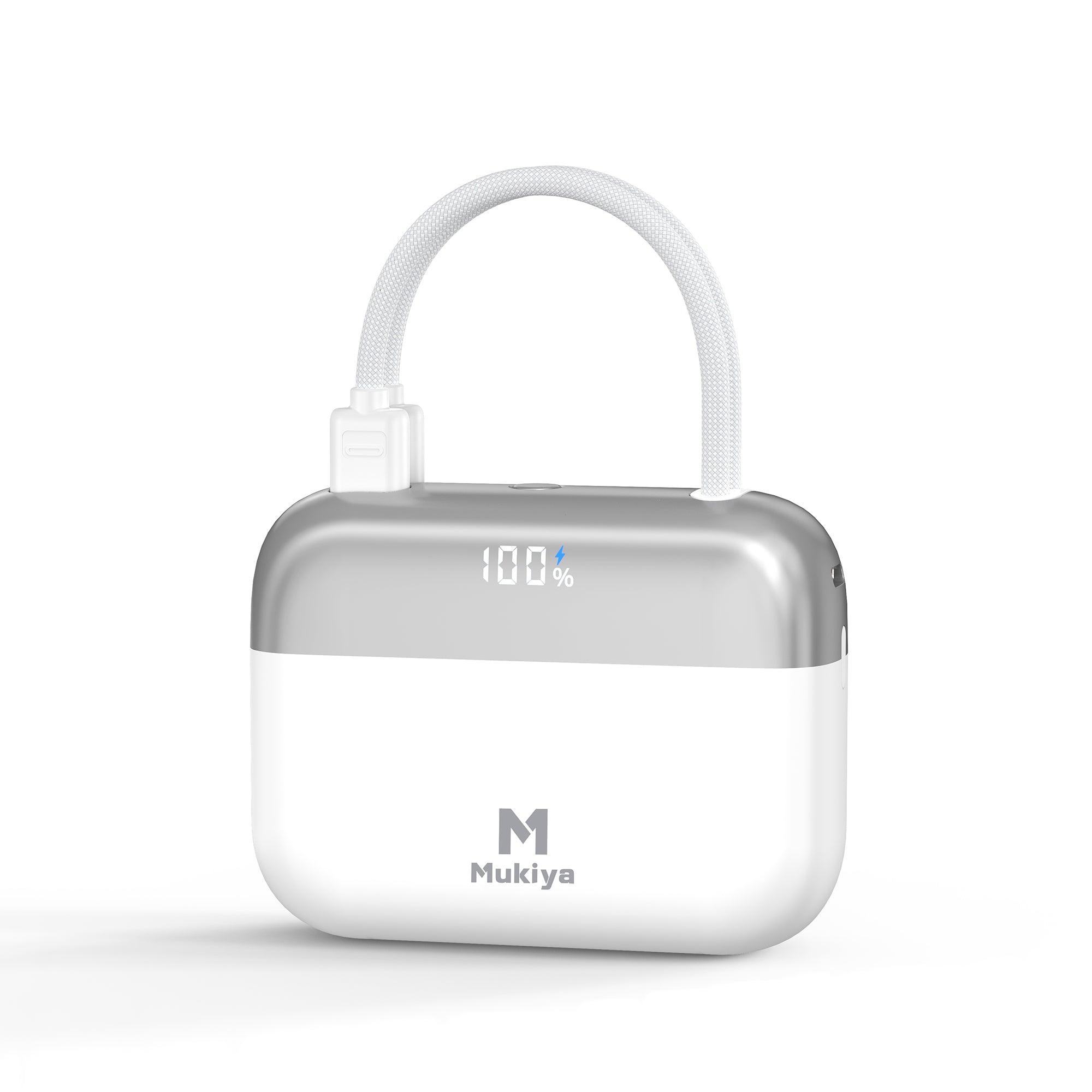 Compact Dual-Cable Power Bank
