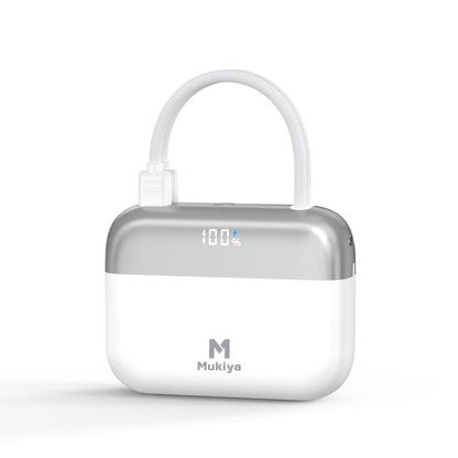 Compact Dual-Cable Power Bank