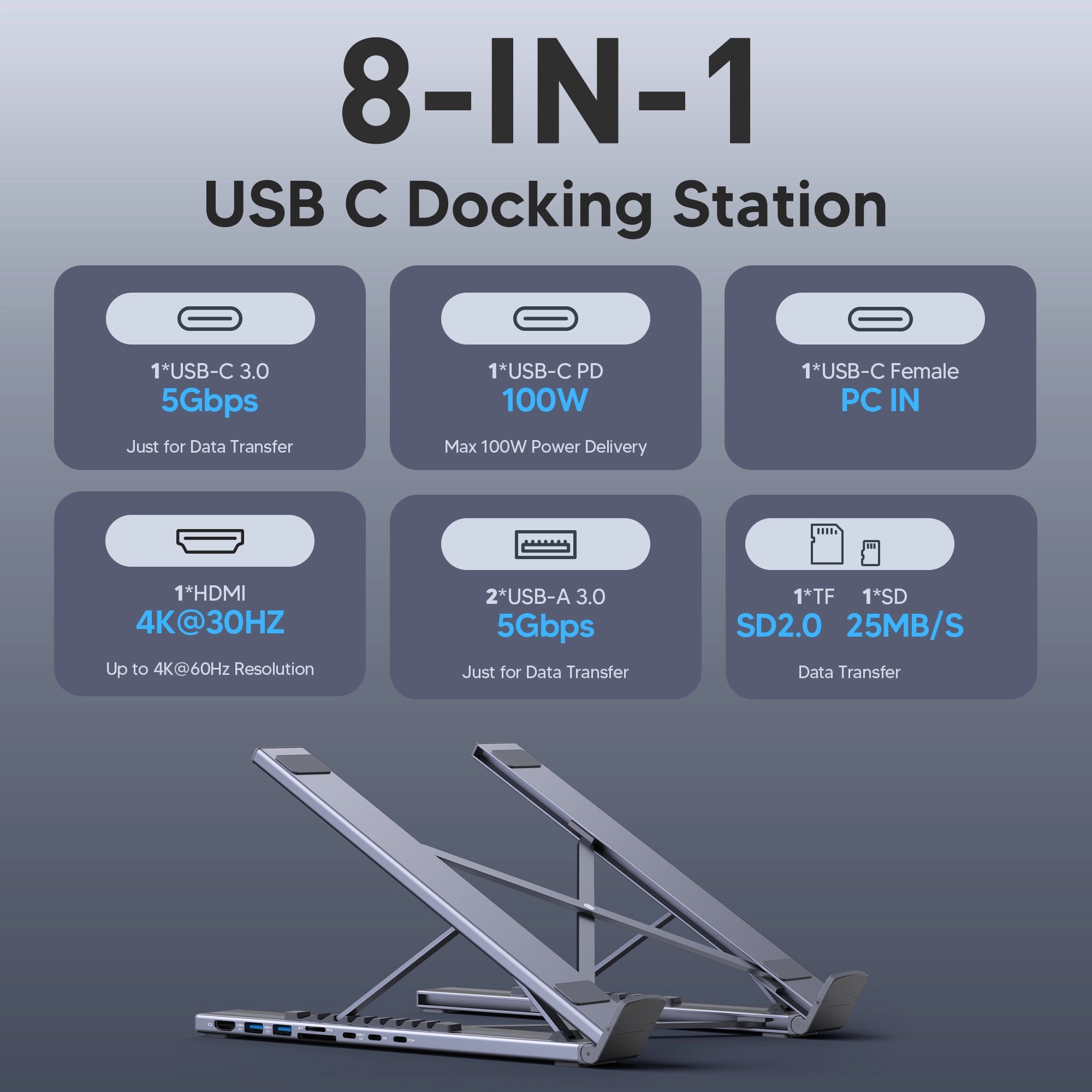 8-in-1-USB-C-Laptop-Dockständer