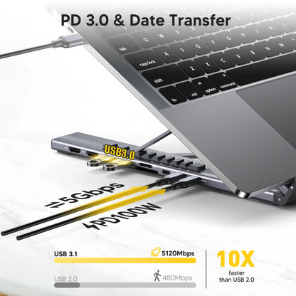 8-in-1-USB-C-Laptop-Dockständer