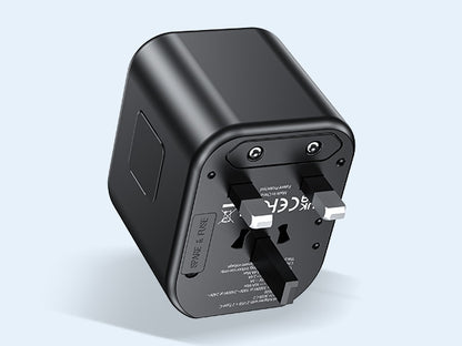 Universal Travel Adapter with USB-C & USB Ports