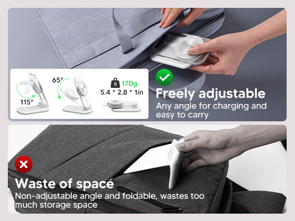 3-in-1 magnetisches kabelloses Ladegerät