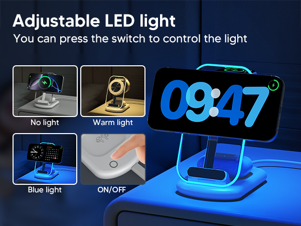 3-in-1 magnetisches kabelloses Ladegerät