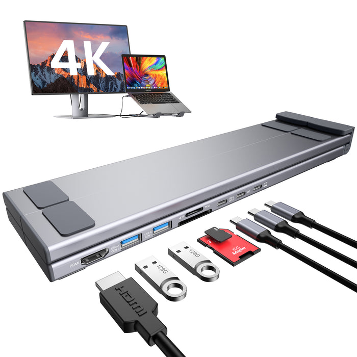 USB-C Laptop-Dockingstation mit Ständer Core