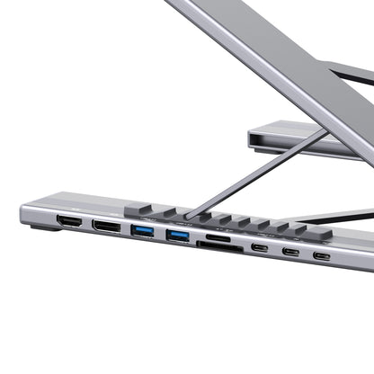 Professional Laptop Riser with 8K@30Hz DisplayPort and HDMI Output